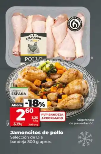 Dia SELECCIÓN DE DIA Jamoncitos de pollo oferta
