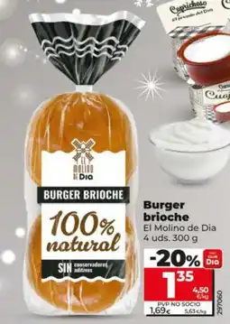 Dia EL MOLINO DE DIA Burger brioche oferta