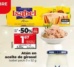 Dia ISABEL Atún en aceite de girasol oferta