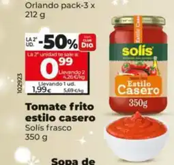 Dia SOLIS Tomate frito estilo casero oferta