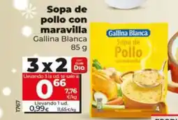 Dia GALLINA BLANCA Sopa de pollo con maravilla oferta