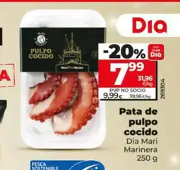 Dia DIA MARI MARINERA Pata de pulpo cocido oferta