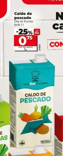 Dia DIA AL PUNTO Caldo de pescado oferta