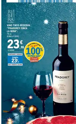 E.Leclerc PRADOREY FINCA LA MINA Vino tinto reserva oferta