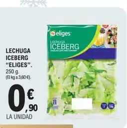 E.Leclerc ELIGES Lechuga iceberg oferta