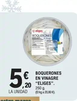 E.Leclerc ELIGES Boquerones en vinagre oferta