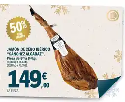 E.Leclerc SÁNCHEZ ALCARAZ" Jamón de cebo ibérico oferta