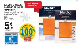 E.Leclerc MARTIKO Salmón ahumado noruego premium oferta