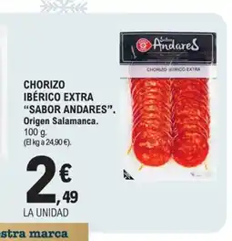 E.Leclerc SABOR ANDARES Chorizo berico extra oferta