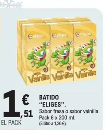 E.Leclerc ELIGES Batido oferta