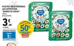 E.Leclerc BURGO DE ARIAS Picoteo mediterráneo los aperitivos oferta