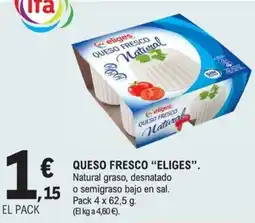 E.Leclerc ELIGES Queso fresco oferta