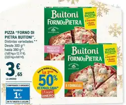 E.Leclerc BUITONI Pizza forno di pietra oferta