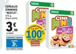 E.Leclerc NESTLÉ Cereales ciniminis oferta