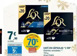 E.Leclerc L'OR Café en cápsulas oferta