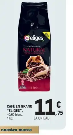 E.Leclerc ELIGES Café en grano oferta