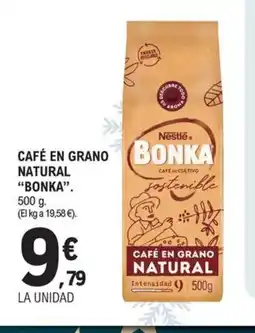 E.Leclerc BONKA Café en grano natural oferta