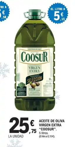 E.Leclerc COOSUR Aceite de oliva virgen extra oferta
