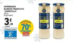 E.Leclerc CARRETILLA Espárragos blancos frasco 8/12 oferta