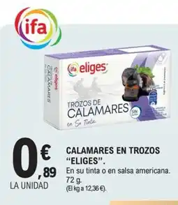E.Leclerc ELIGES Calamares en trozos oferta