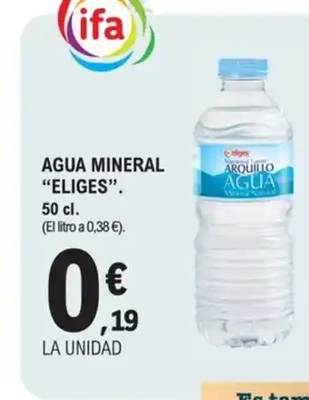 E.Leclerc ELIGES Agua mineral oferta