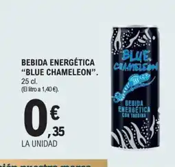 E.Leclerc BLUE CHAMELEON Bebida energética oferta