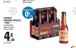 E.Leclerc 1906 Cerveza reserva especial oferta