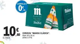 E.Leclerc MAHOU CLÁSICA Cerveza oferta