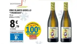 E.Leclerc TIRABEQUE Vino blanco godello oferta