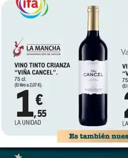 E.Leclerc VIÑA CANCEL Vino tinto reserva oferta