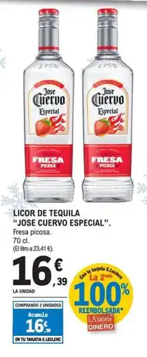E.Leclerc JOSE CUERVO ESPECIAL Licor de tequila oferta
