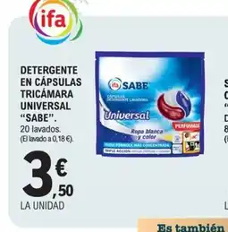 E.Leclerc SABE Detergente en cápsulas tricámara universal oferta
