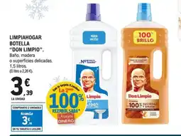 E.Leclerc DON LIMPIO Limpiahogar botella oferta