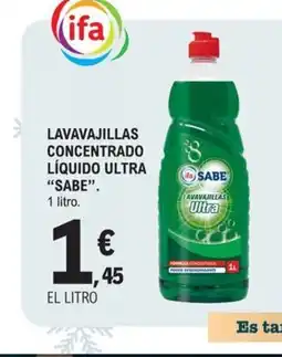 E.Leclerc SABE Lavavajillas concentrado líquido ultra oferta
