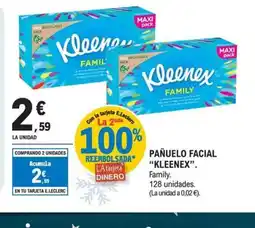 E.Leclerc KLEENEX Pañuelo facial oferta