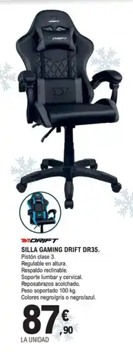 E.Leclerc DRIFT Silla gaming drift dr35. oferta