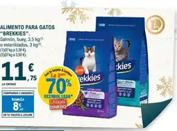 E.Leclerc BREKKIES Alimento para gatos oferta