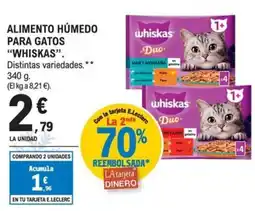 E.Leclerc WHISKAS Alimento húmedo para gatos oferta
