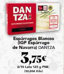 Gadis DANTZA Espárragos Blancos (IGP Espárrago de Navarra) oferta