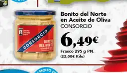 Gadis CONSORCIO Bonito del Norte en Aceite de Oliva oferta