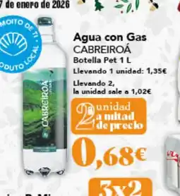 Gadis CABREIROÁ Agua con Gas oferta
