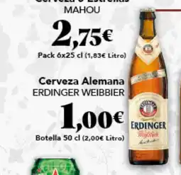 Gadis ERDINGER WEIBBIER Cerveza Alemana oferta