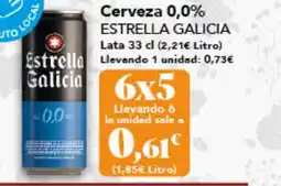 Gadis ESTRELLA GALICIA Cerveza 0,0% oferta