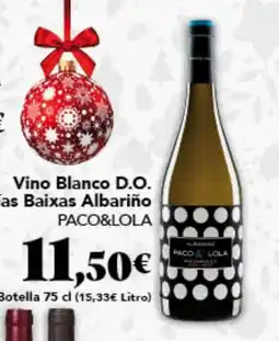 Gadis PACO&LOLA Vino Blanco D.O. Rías Baixas Albariño oferta