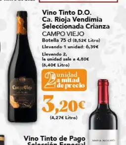 Gadis CAMPO VIEJO Vino Tinto D.O. Ca. Rioja Vendimia Seleccionada Crianza oferta