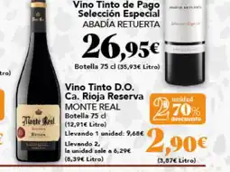 Gadis MONTE REAL Vino Tinto D.O. Ca. Rioja Reserva oferta