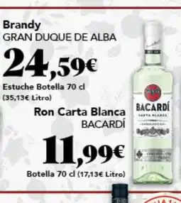 Gadis BACARDI Ron Carta Blanca oferta
