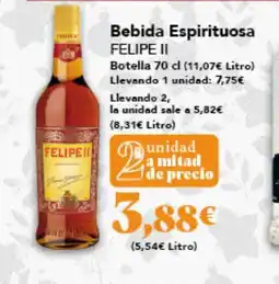Gadis FELIPE II Bebida Espirituosa oferta