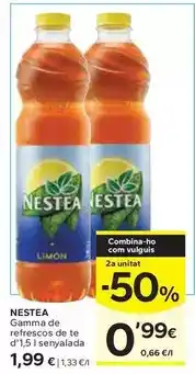Caprabo Nestea - gamma de refrescos de te oferta