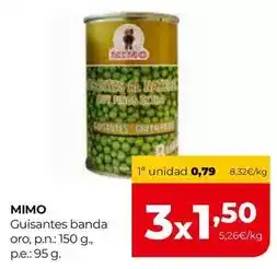 Alimerka Oro - guisantes banda oferta